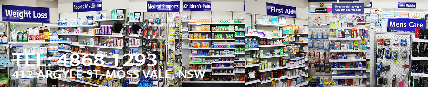 Moss Vale Community Pharmacy Departments